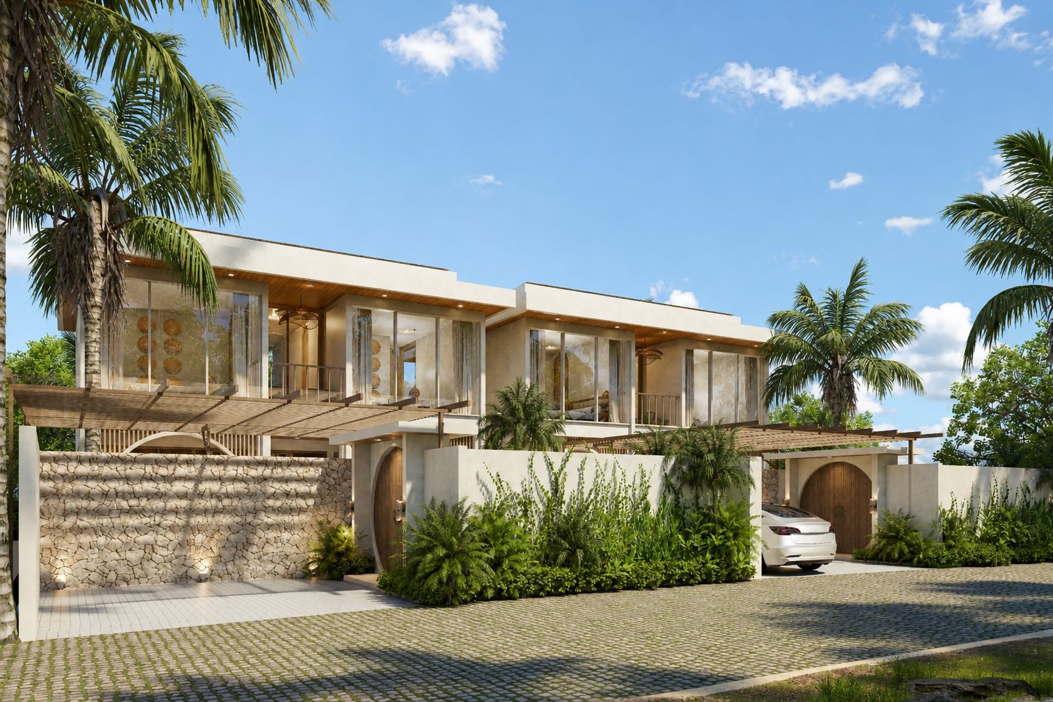 Exterieur van Casa Surya Villas in Cemagi