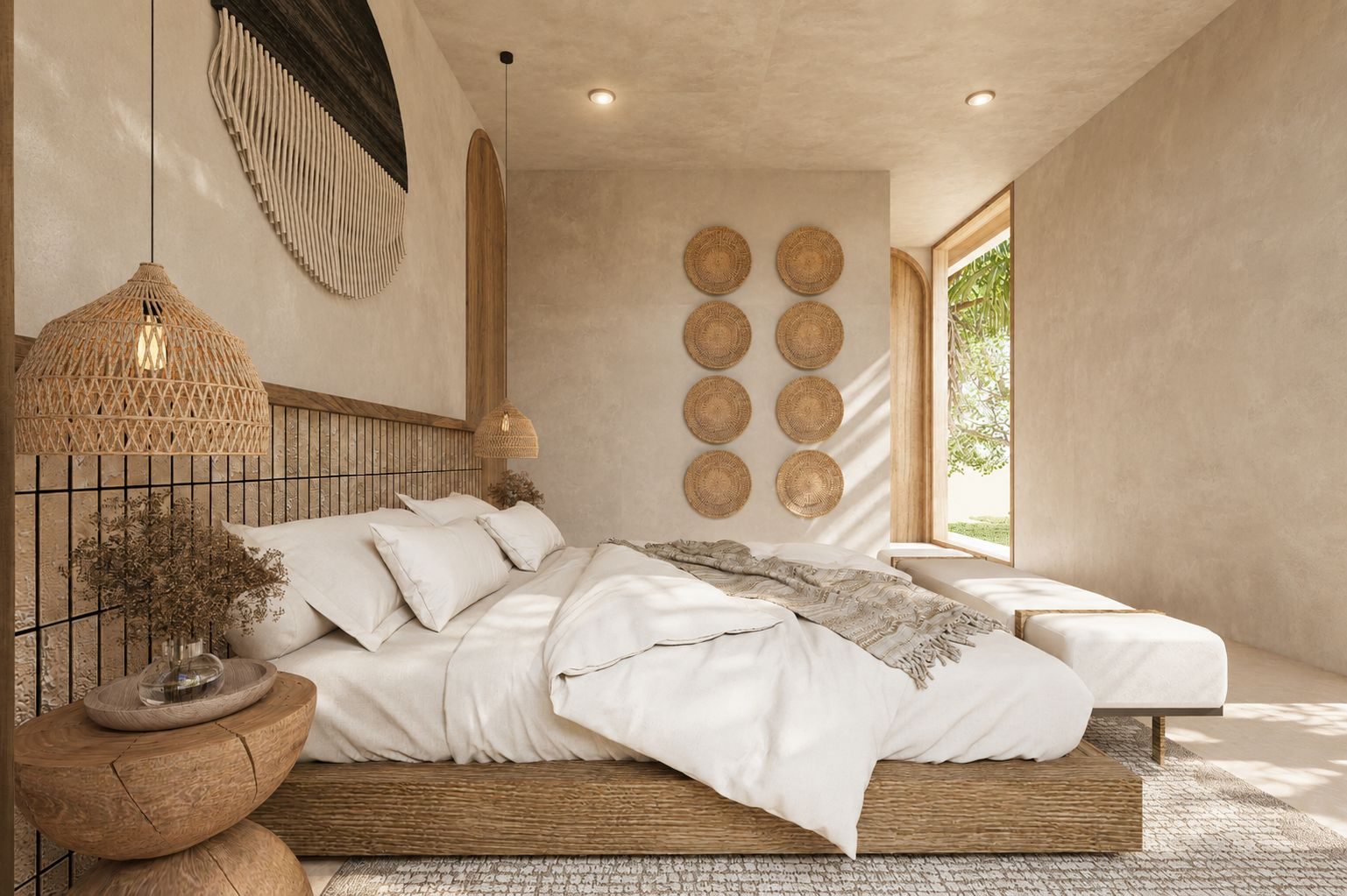 Badkamerinterieur van Casa Surya Villas