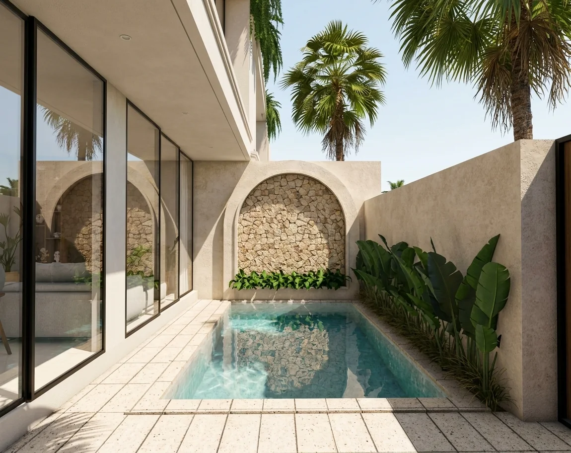 Private pool render